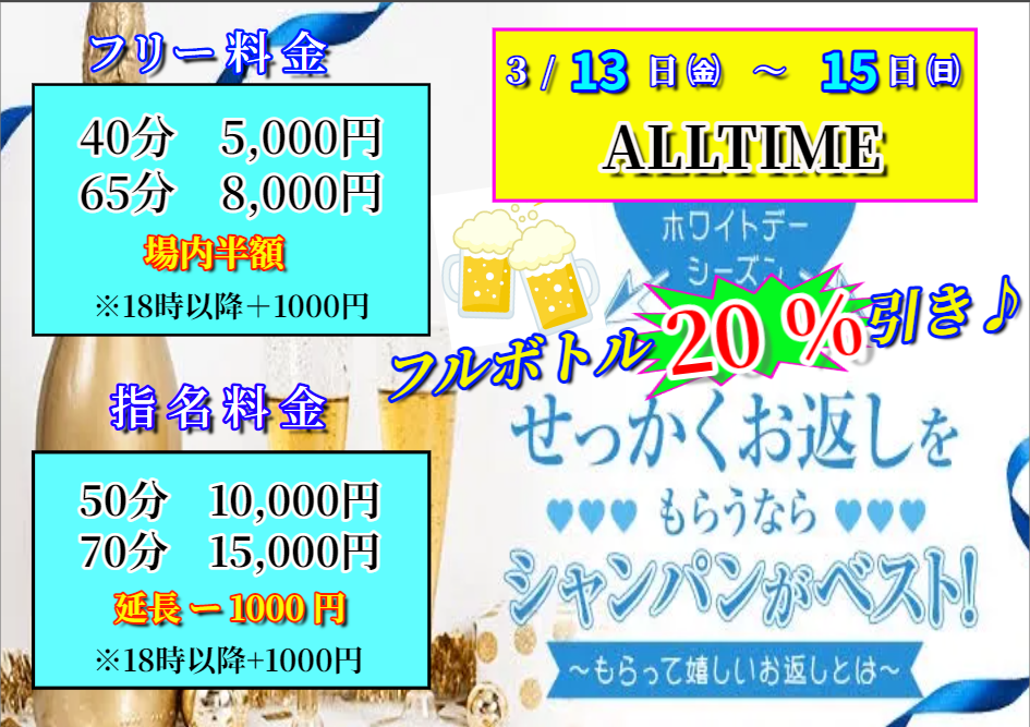 ホワイトデーイベント